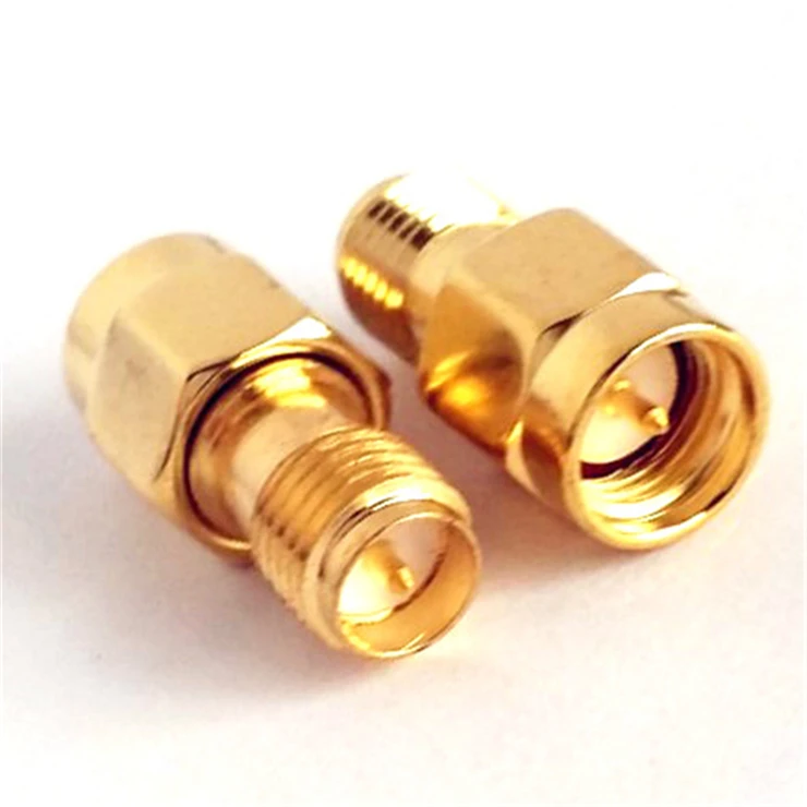 Прямая продажа с фабрики RF адаптер RPSMA-JK мужского и женского пола прямой 180 градусов двойной проходят проверку высокой частоты высокое качество Медь покрытая золотом