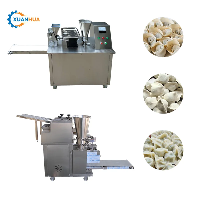 portable home use small commercial samosa round dumpling making forming machine with Own spare parts production line