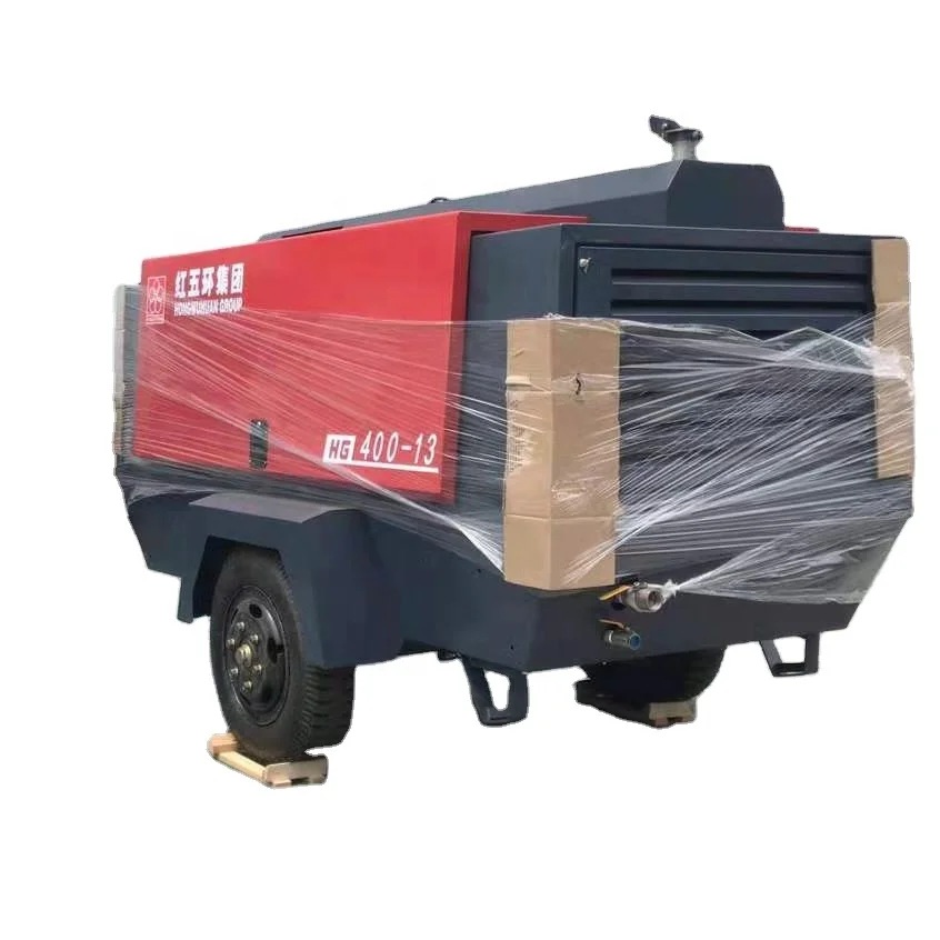 400 cfm 110kw 13bar direct driven diesel screw air compressor