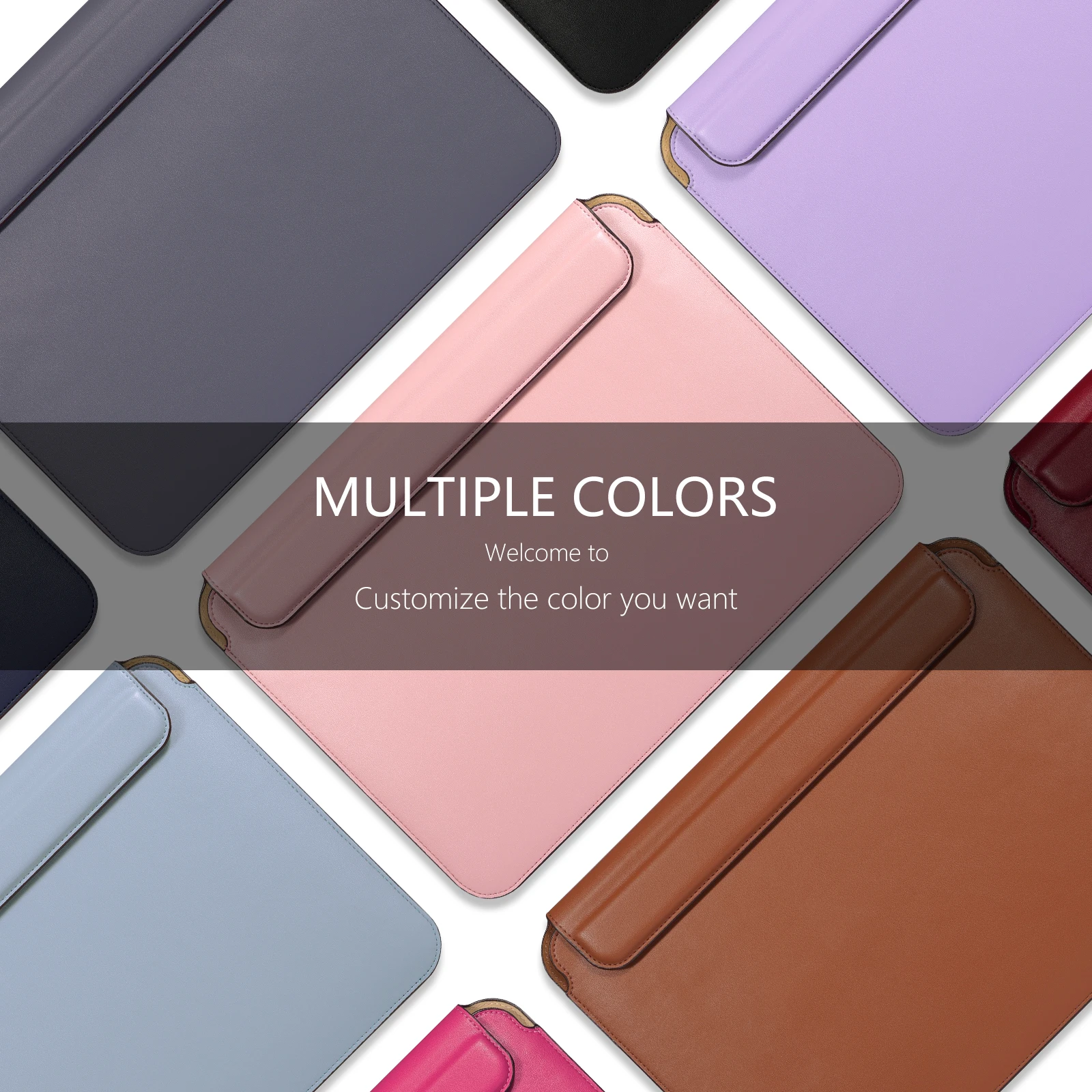 Most Popular Flexible Stand Laptop Bag Soft Sleeve For Macbook Air m2 Laptops Sleeve Bag Case With Foldable Stand macbook cover