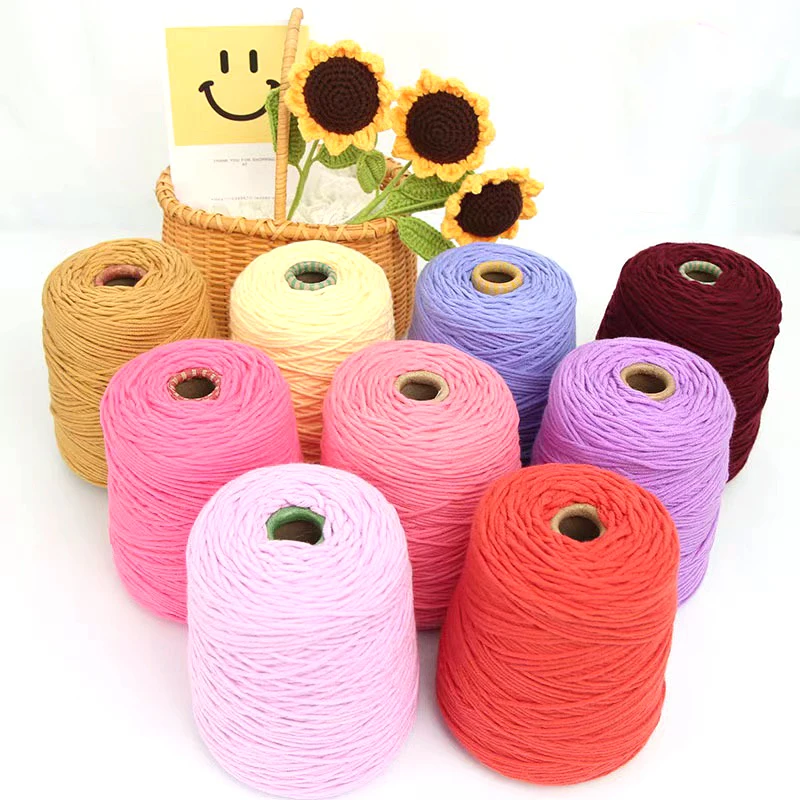 Wholesale Lizda Brand Tufting Gun Yarn 3mm Thickness 400 grams per Cone 8ply Tufting Yarn for Rugs and Carpet Tufting