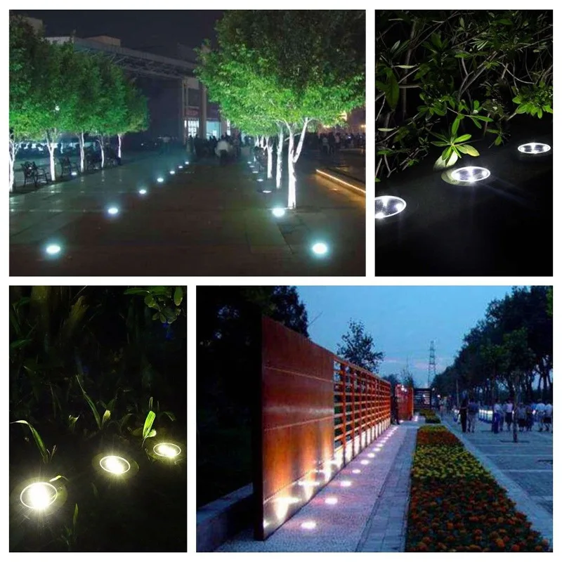 Flashing solar LED road stud light UV-resistant PC plastic oval green garden cat eye marker