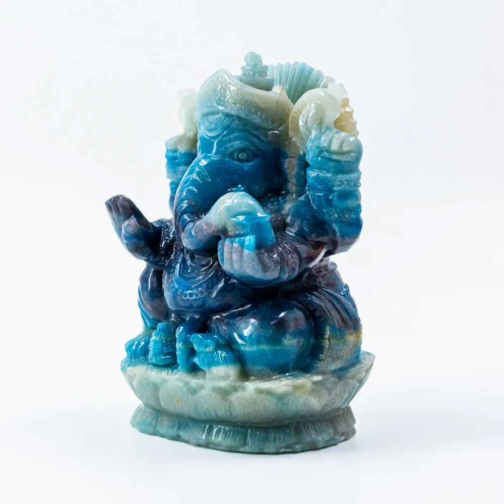 Wholesale Hand Carved Trolleite Ganesha Natural Crafts Crystal Gemstone