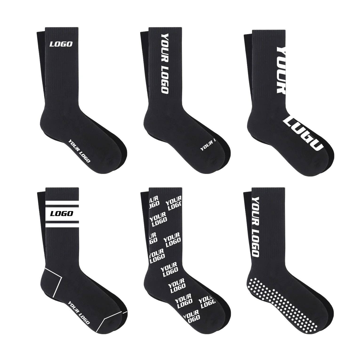 Custom Logo Socks Women Custom Men Logo Embroidery Unisex Custom Cycling Sports Socks Low MOQ