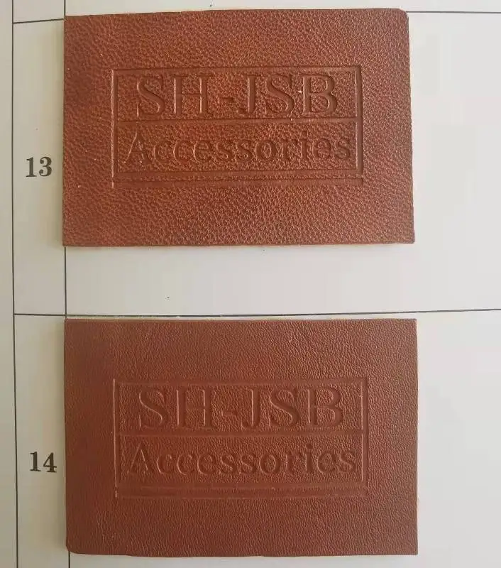 jacket PU label leather brand patch labels