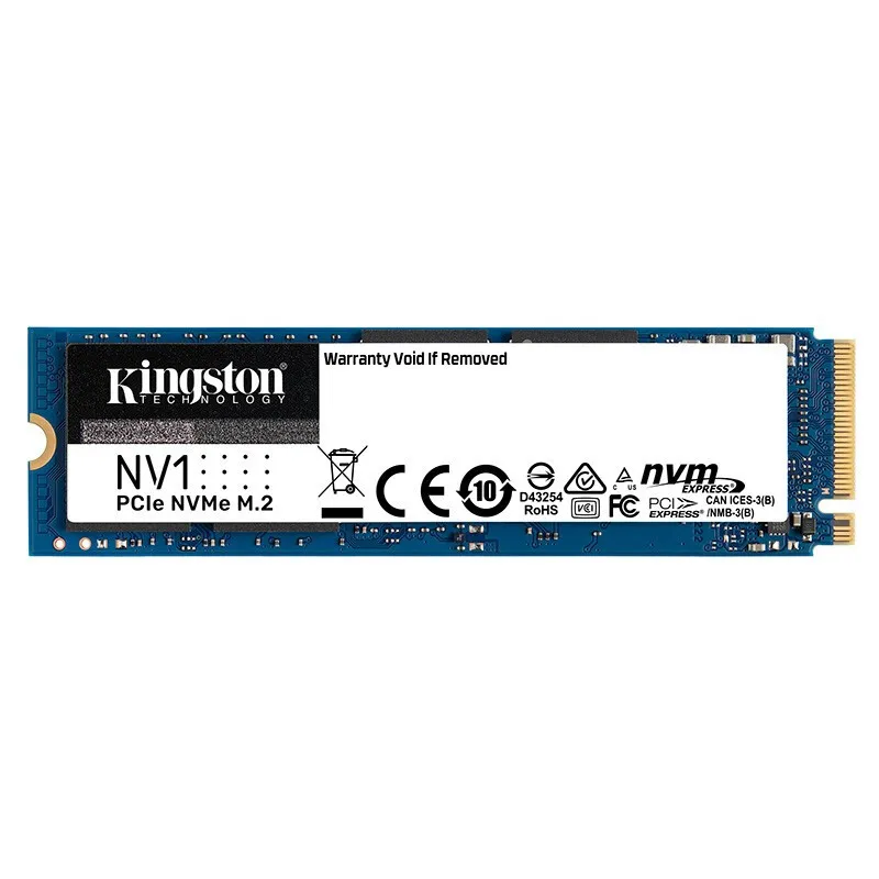 Original K ingston NV1 Nvme Pcie M.2 2280 Ssd 500gb 1tb 2tb Internal Solid State Drive Hard Disk Sff For Pc Notebook