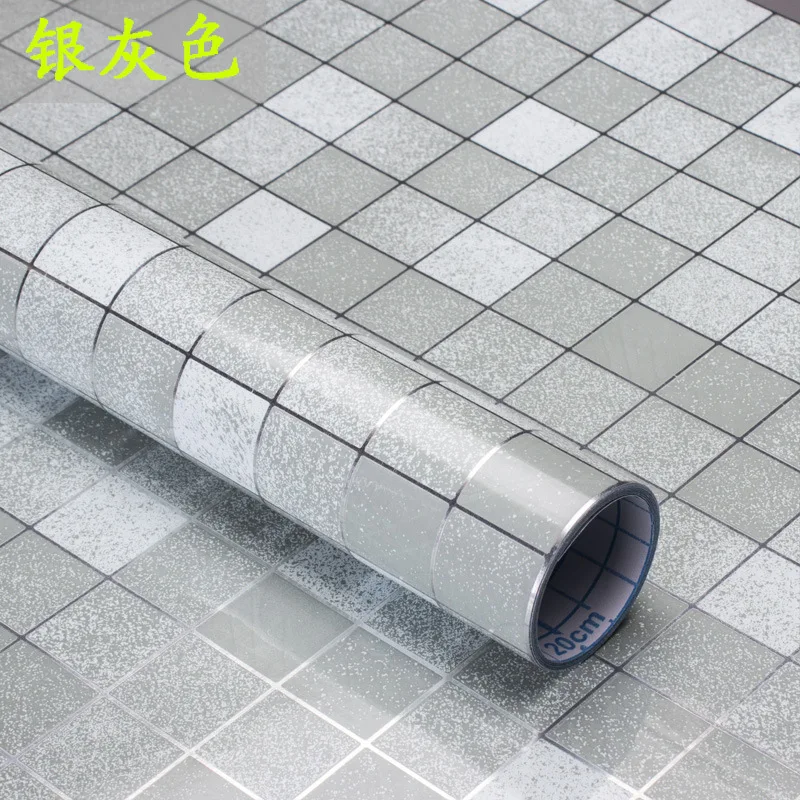 60cm Wide High Temperature Resistant Aluminum Foil Self-Adhesive Kitchen Grease Sticker Waterproof Smoke Resistant Wall Cleaner