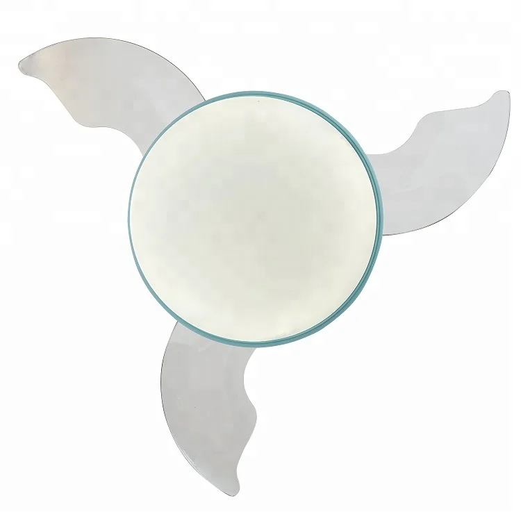 42 Inch Nordic Modern Simple Decorative Blades Remote Control LED Ceiling Fan With Light