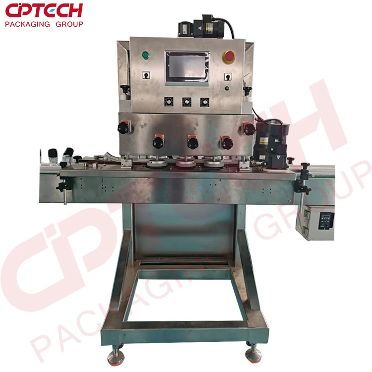 automatic linear spindle capping machine for jerry can bottle and  cover daily chemical industry