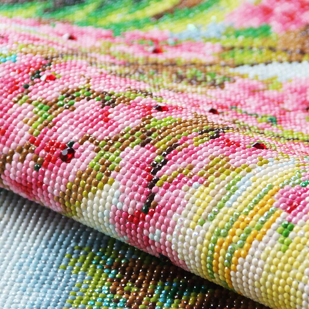 
2020 Colorful Diy Peacock Flower Full Drill 5d Diamond Art Painting 