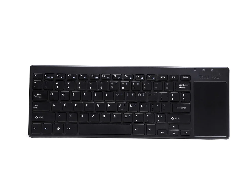 OEM Ultra Slim 2.4G wireless Keyboard with Built-in Touchpad 78Keys Wireless BT Keyboard for mac/pc/ipad