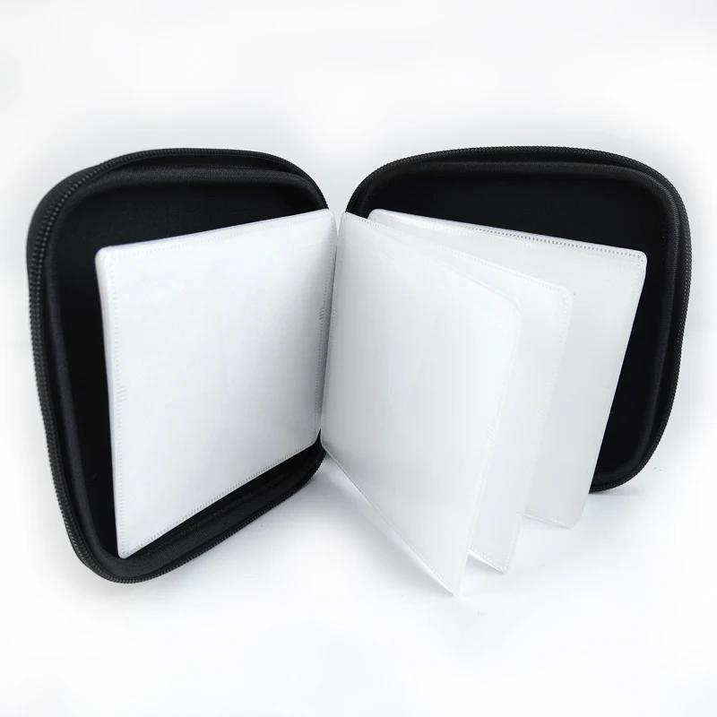 Индивидуальный упаковочный чехол для компакт-дисков белый жесткий EVA Dis CD DVD противоударный мини-чехол путешествий