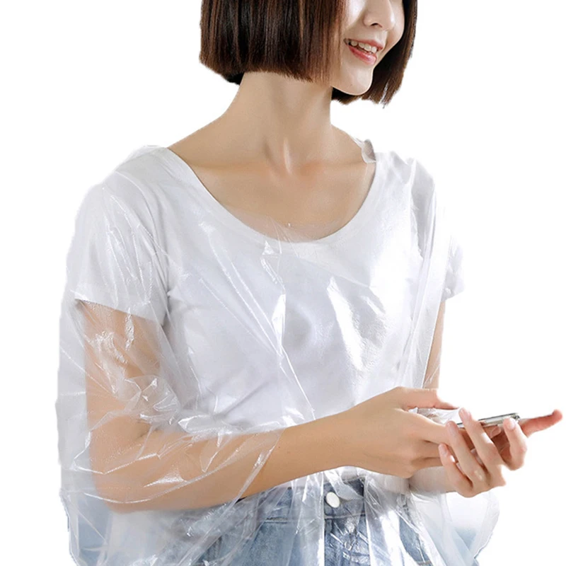 Disposable Salon Capes Single Use  Capes Hair Salon Shawl Plastic Waterproof Hair Trimming Tool for Barbershop