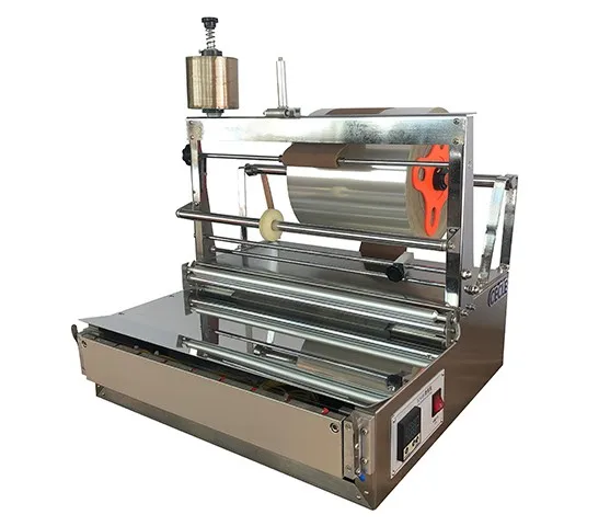 Perfume box cellophane wrapping machine, cellophane sealing machine, playing card cellophane wrapping machine