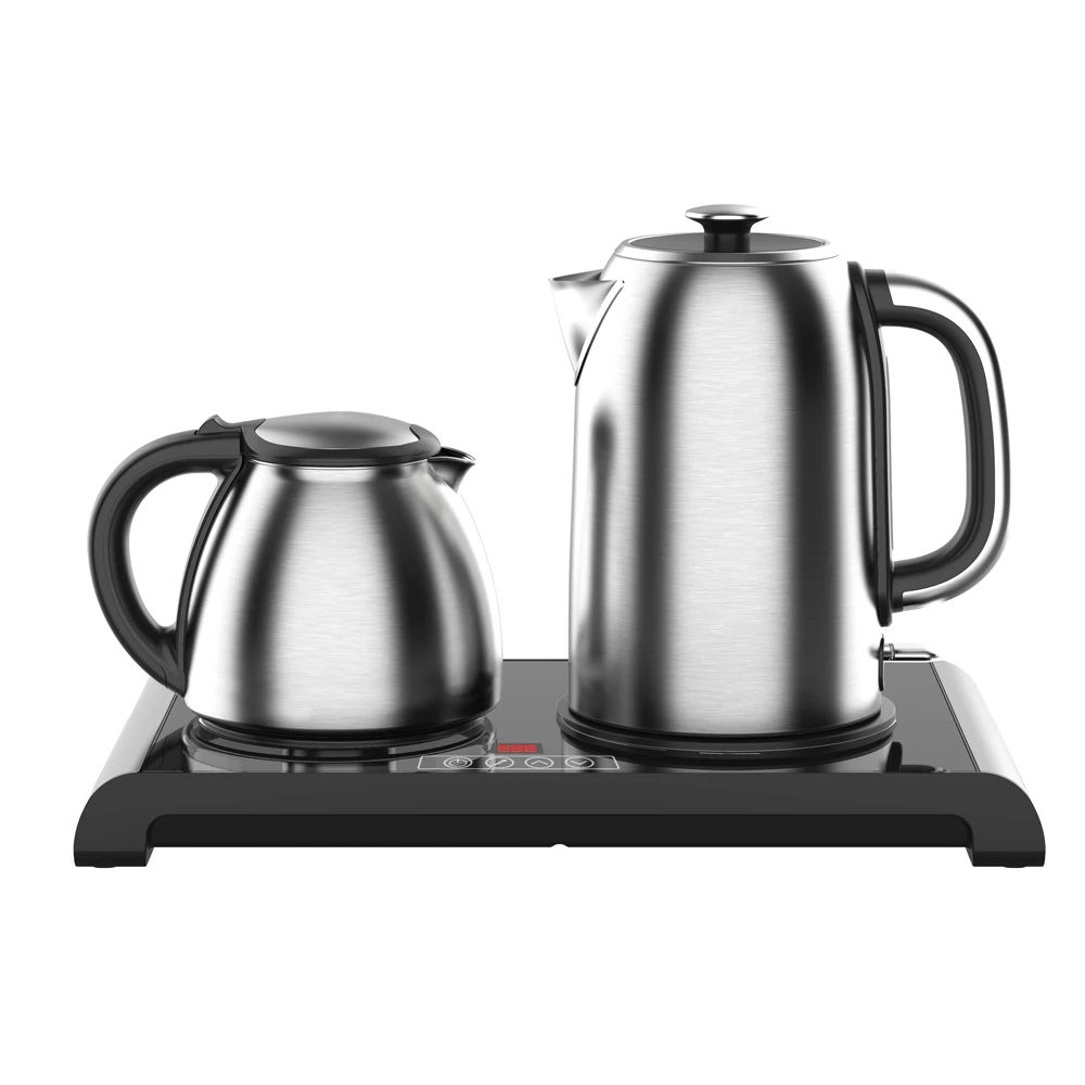 Electric Samovar Tea Tray Automatic Water Kettle with Teapot Set Led Display Turkish Coffee Maker
