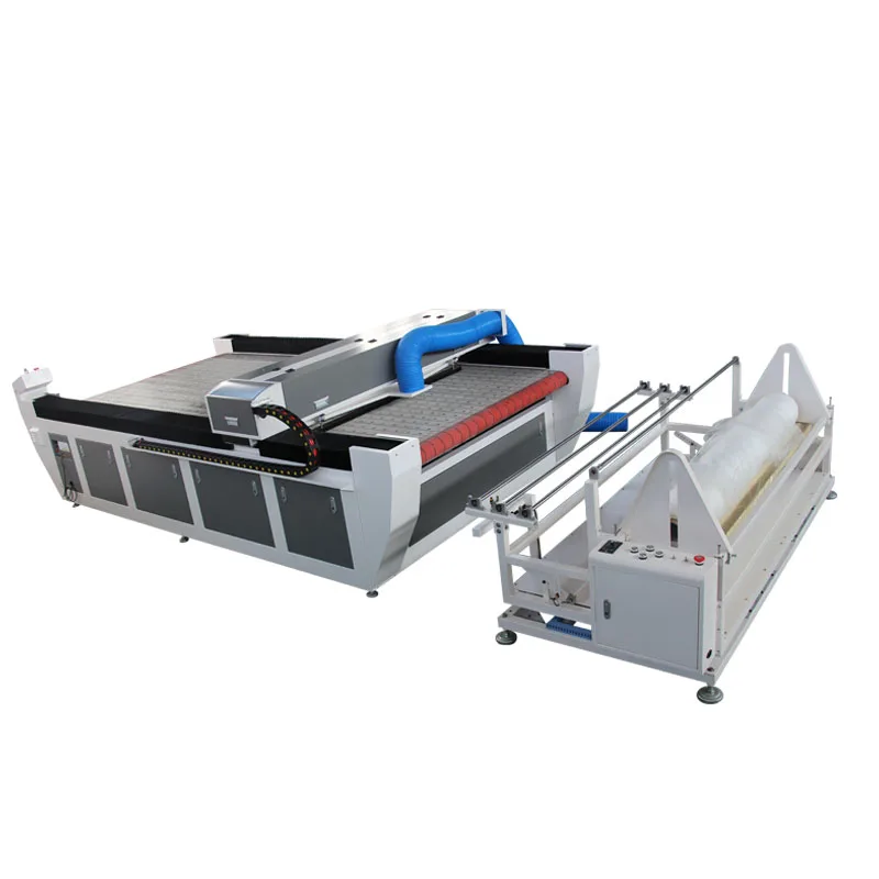 co2 laser cutting machine for cutting large fabric in garment embroidery industry
