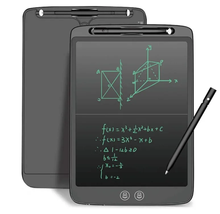 12inch LCD Writing Tablet Partial Erase Mode Lock Screen Function Electronic Writing Drawing Doodle Board