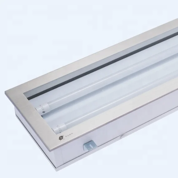 cleanroom fluorescent led double tube light fixture dimmable T5 T8 LED tubes batten lighting fixture Fitting
