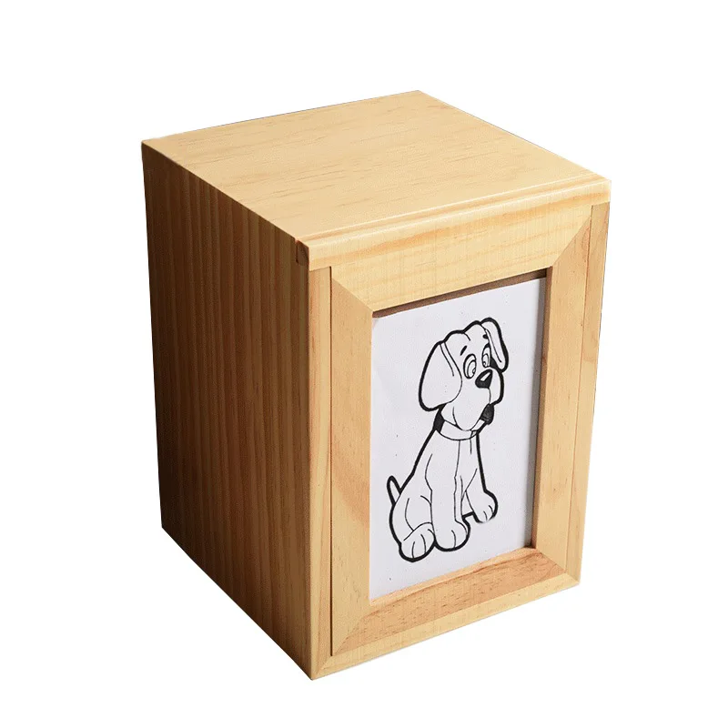 
Dog Urn Dog Casket Pet Burial Supplies Wood Pet Casket 