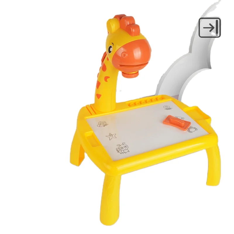 Giraffe Drawing Board Toys Set Child Early Educational Drawing Board Projection Kids Drawing Board Toys For Kids