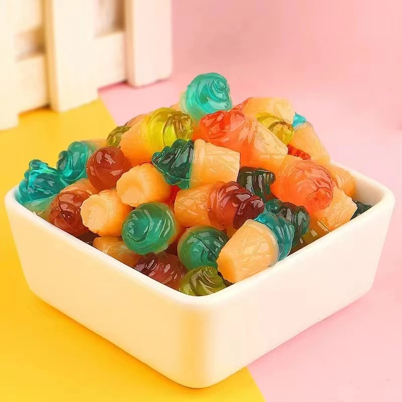 Best Selling Fruity Chewing Gummy Candies Delicious Sweet Treats for Daily Use in Bulk Box Bottle Bag Packaging