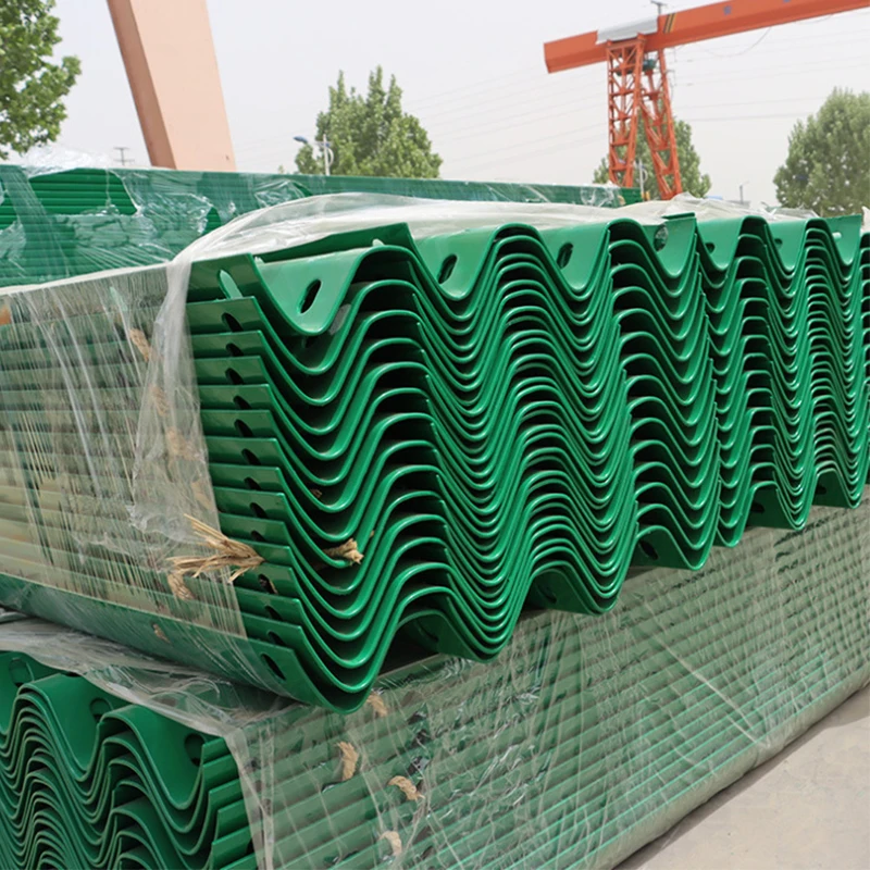 steel beam rail road safety barrier guardrail crash barrier highway fence