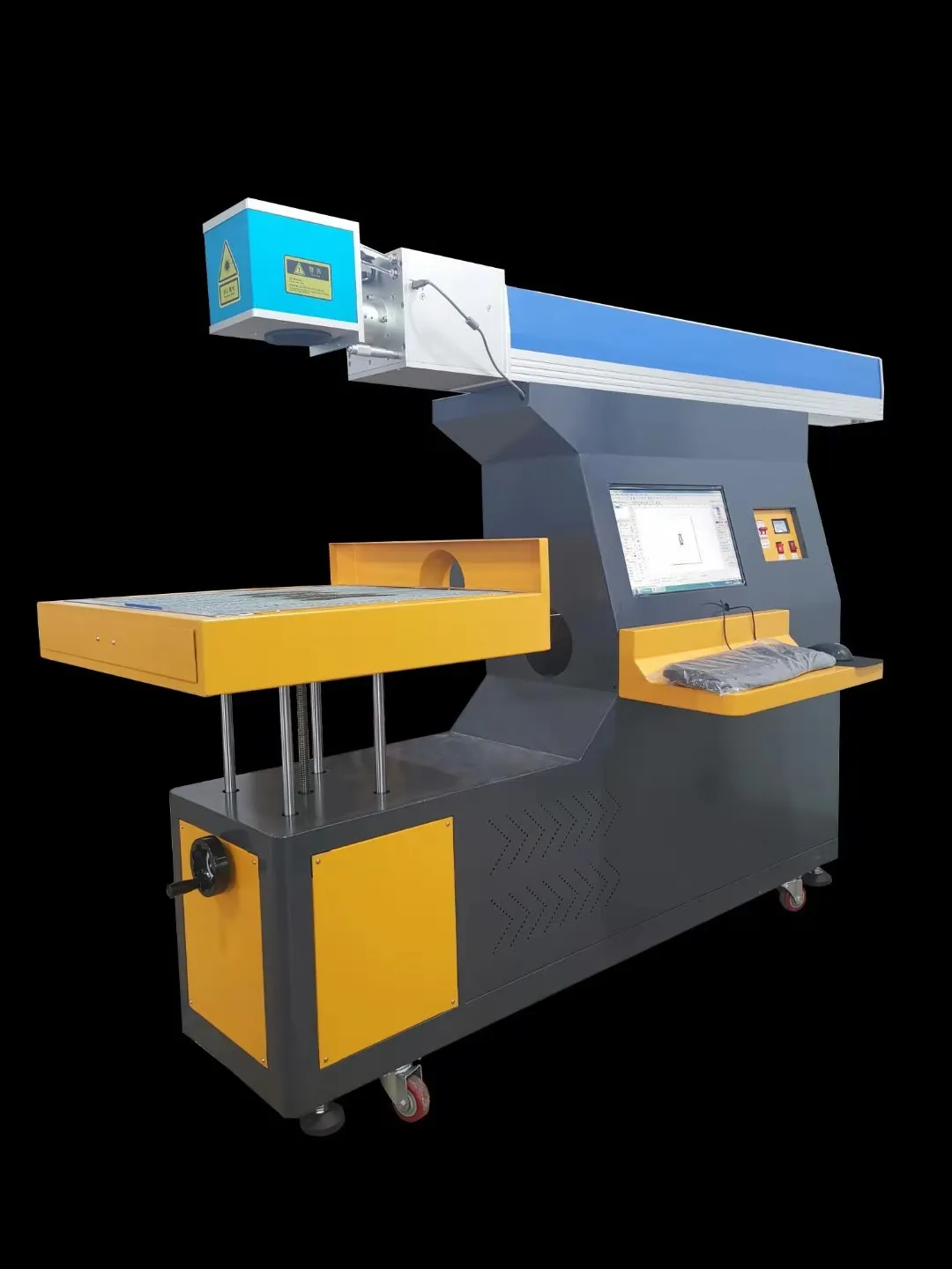 High  Quality CO2 Laser Marking Machine 600 x 600mm Marking Engraving  Logo Or Text On Nonmetal Material