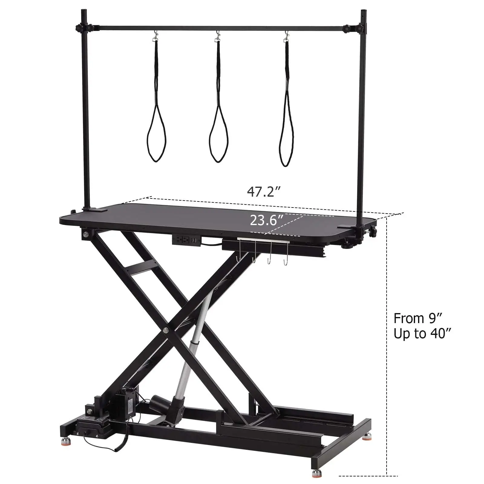 Portable Adjustable Height Veterinary Equipment Spa Electric Lift Pet Hair Cutting And Grooming Equipment