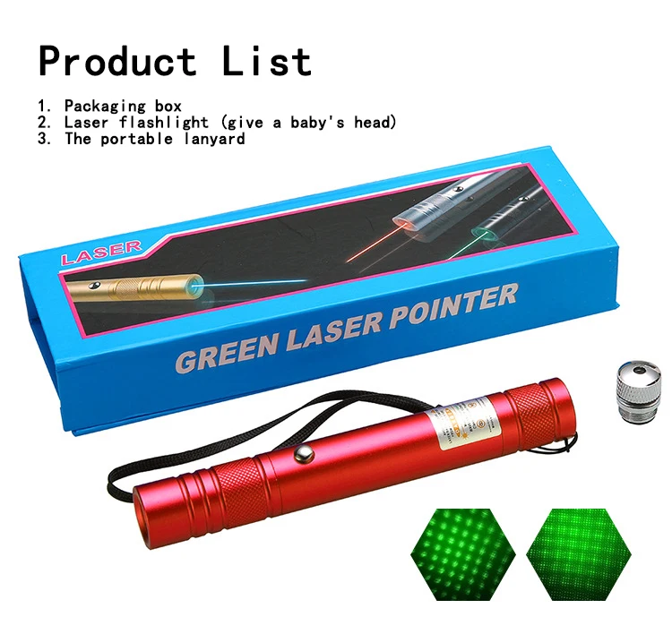 USB factory direct cross-border goods  flashlight charging portable outdoor super laser pointer pen