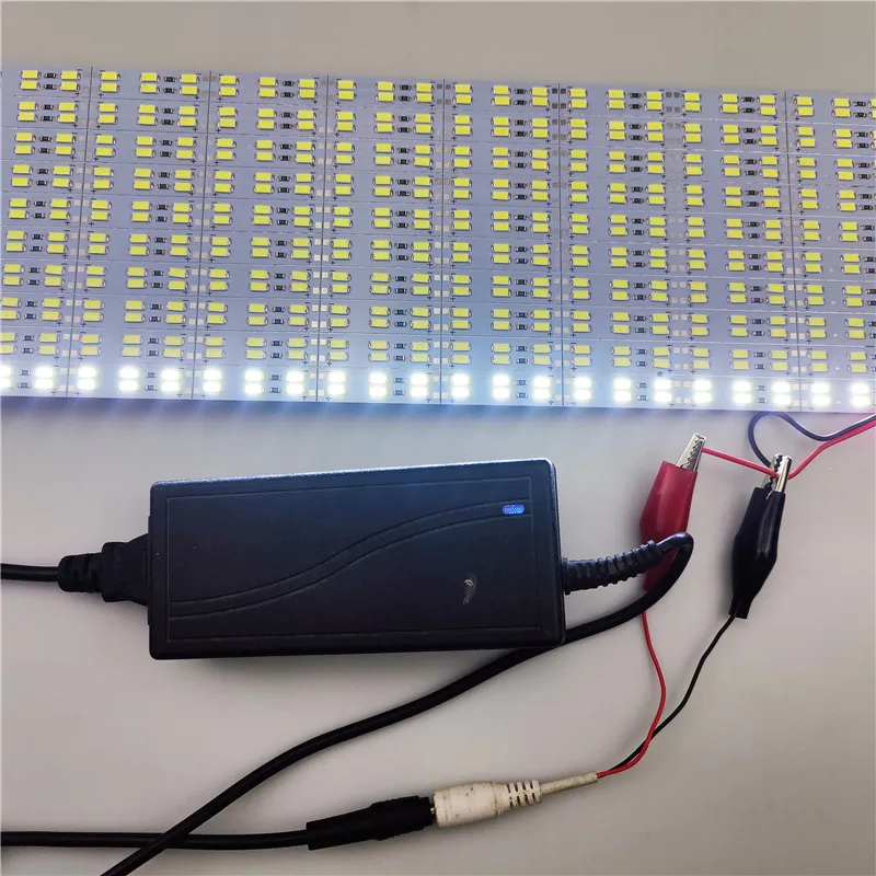 SMD2835 144leds LED Rigid Strip DC 12V SMD 5630 4014 7020 8520 LED Hard Rigid LED Strip Bar Light 1m Aluminium