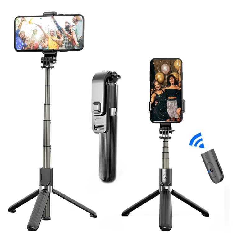 YEAH Lightweight Portable Remote Control Monopod Tripod Stand BT Wireless Aluminum Mobile Phone Selfie Stick