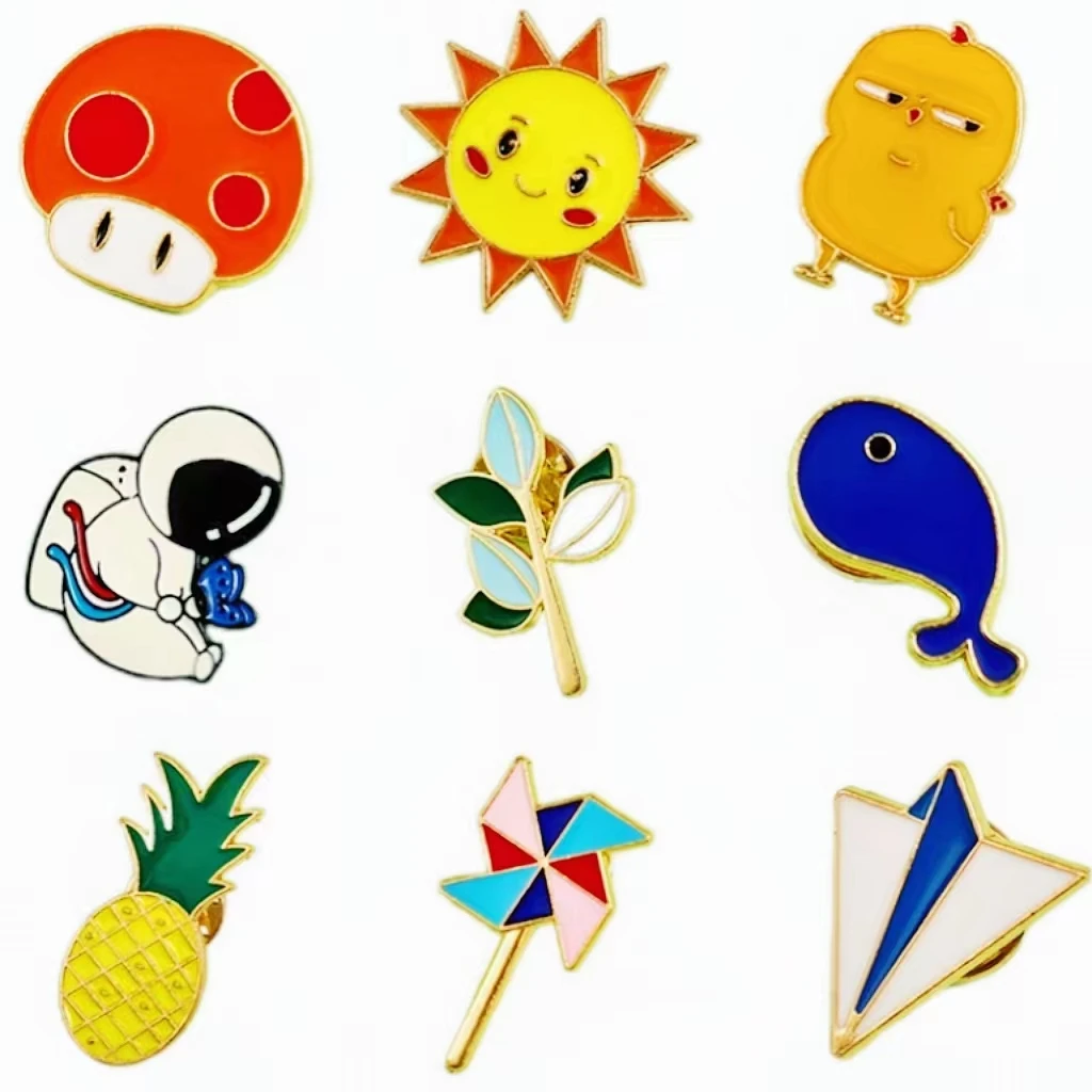 High Quality Rude Hype Beast Tiger Lion Animals Dyed Metal Enamel Pins