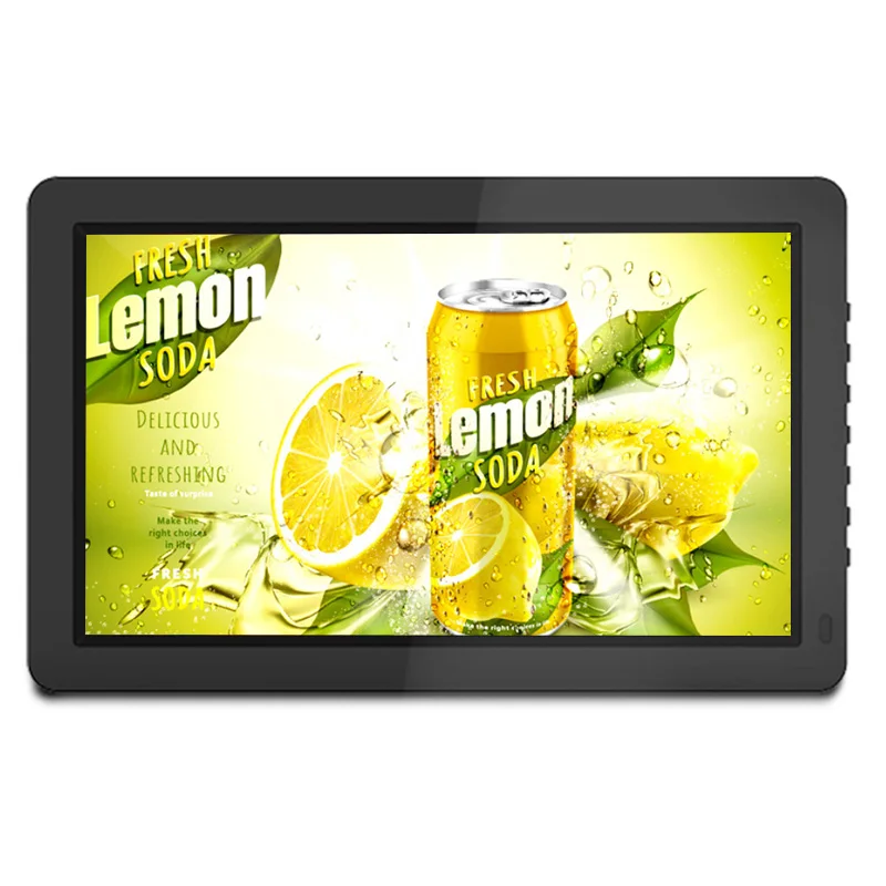 Indoor High Resolution 15.6 inch LCD Advertising Player Digital Signage and Displays with VESA Wall Mount