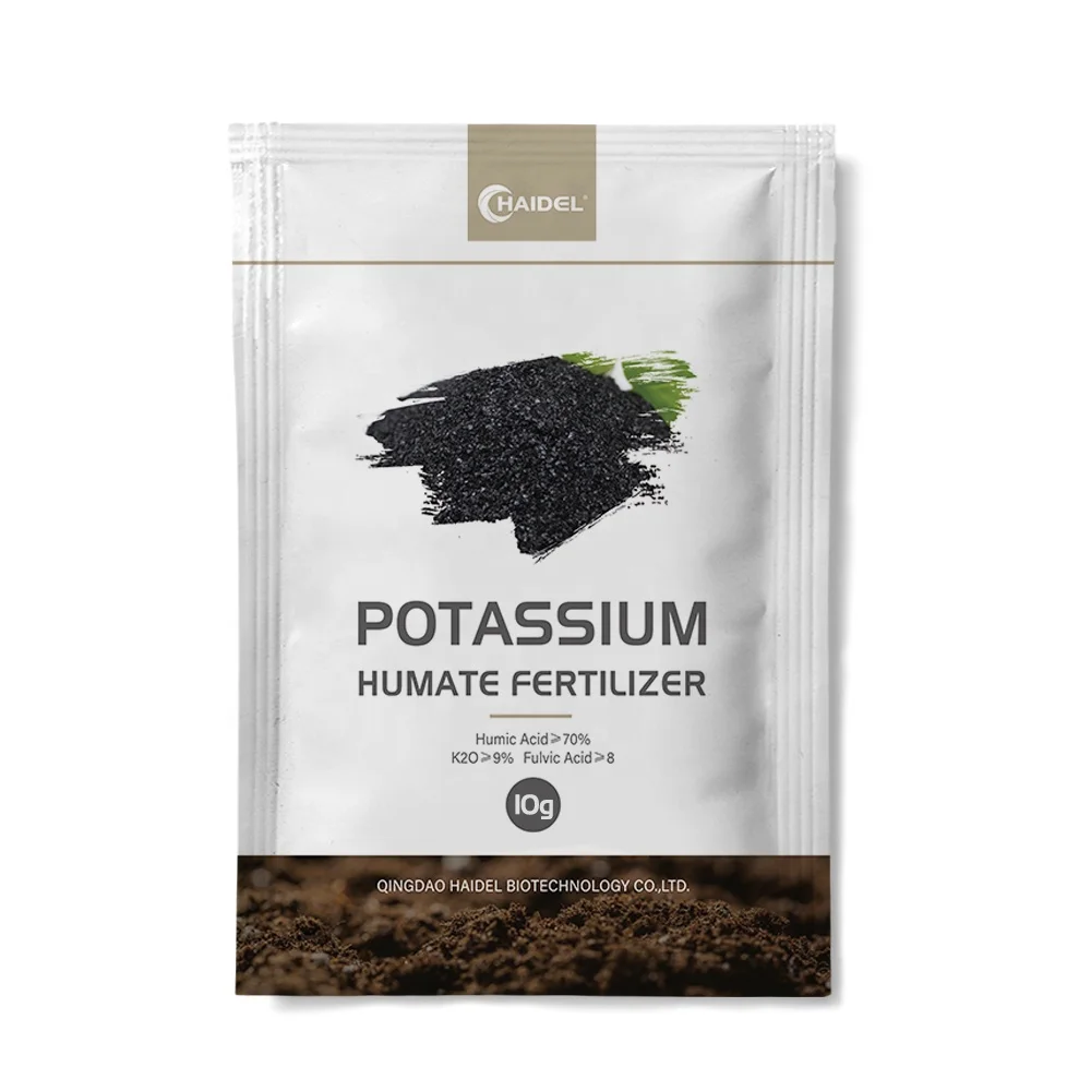 potassium humate/humic acid fulvate organic powder flake fertilizer