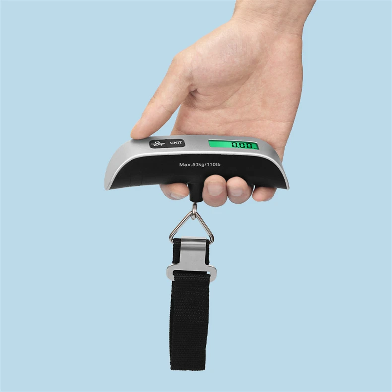 Basculas Digital Weighing Weight Smart Scales 50KG Mini Luggage Scale Bascula Electronic Weigh Weighting Hanging Luggage Scale