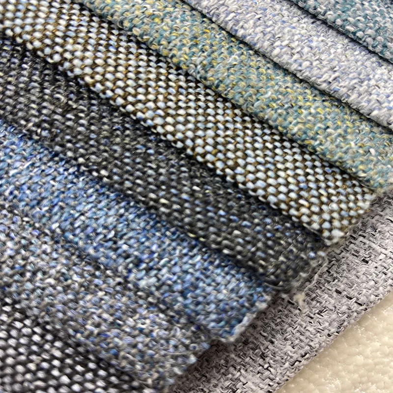 wholesale popular 100%polyester linen sofa  fabric classic upholstery manufacturer
