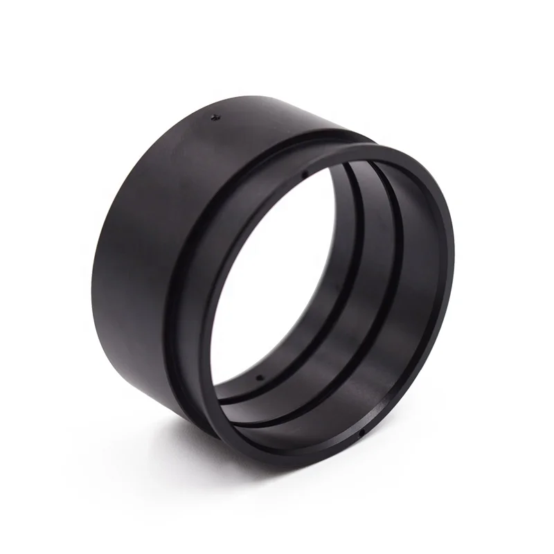 Customized precision cnc factory aluminum stainless plastic cnc turning machined sleeve and bushing part