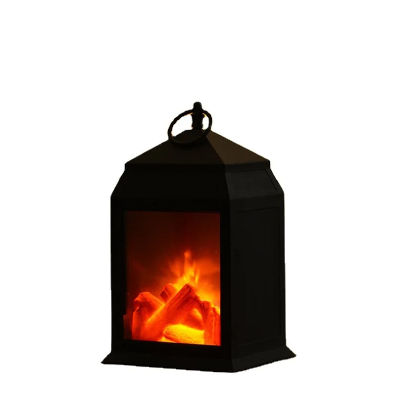 LED simulation flame lamp Nordic style decorative fireplace home crafts atmosphere night light wholesale