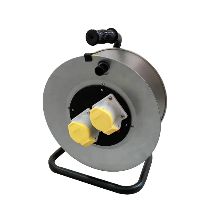 Electric extension Power Cords retractable Industrial type cable reel