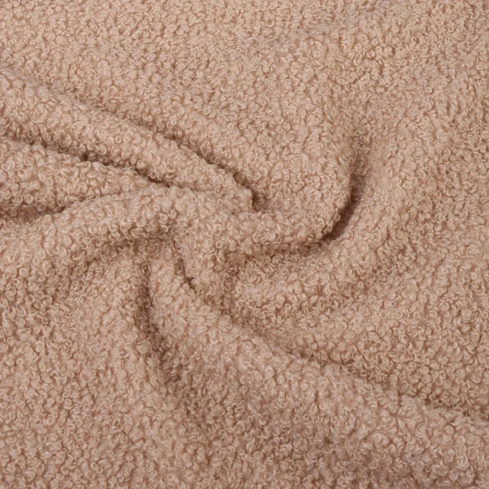 Teddy Fabric Polyester Sherpa Polar Fleece Velvet Fabric For Winter Coat ALTAI Teddy  100% Polyester Teddy Bear Fur Fabric