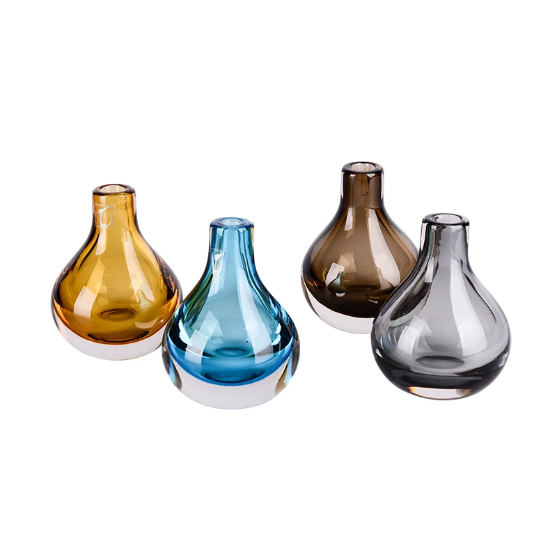 Factory hot sales glass vase clear glass vase glass vase home decorative