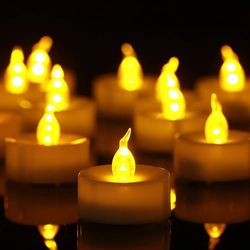 Wedding decorating flameless bougie led tea candle