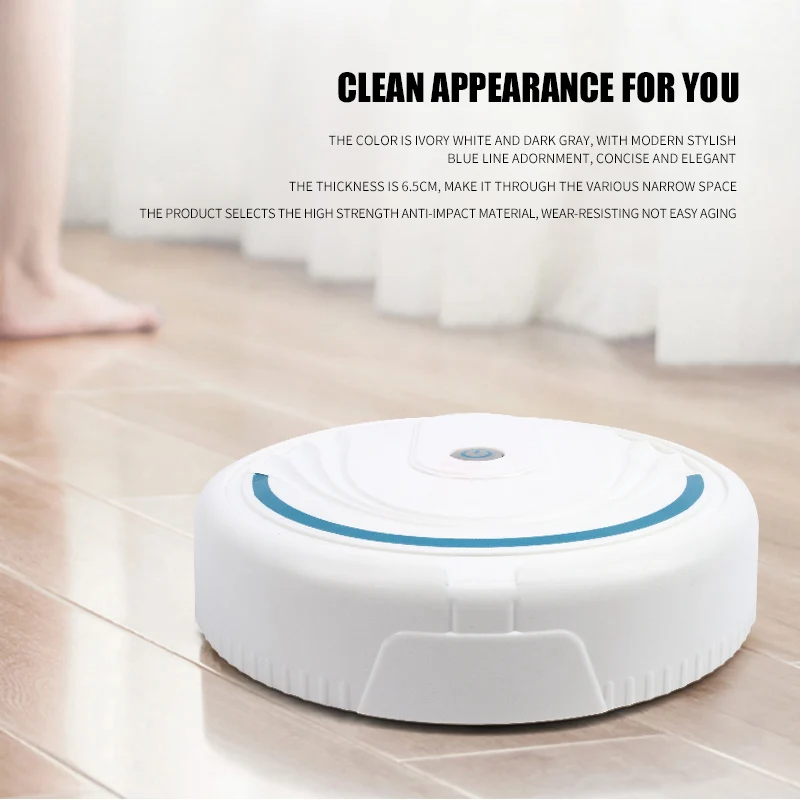 DWI Smart Robot Vacuum Cleaner Auto Floor Cleaning Toy- Sweeping Mop Vaccuum