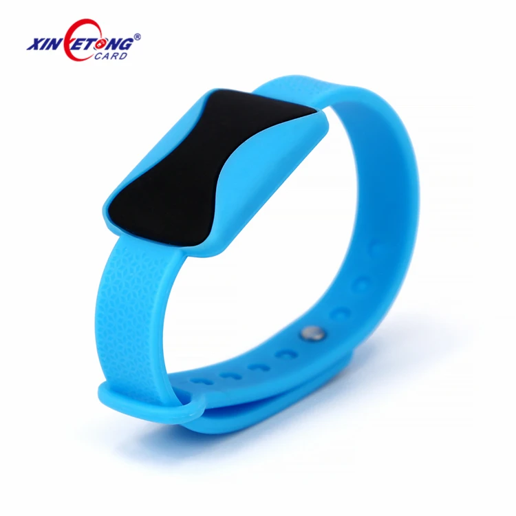 Factory price 13.56MHz silicone RFID NFC wristband bracelet NFC smart band