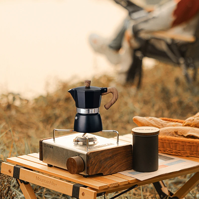 Factory Price Italian Style Aluminum 3-6 Cups Top Coffee Maker Moka Pot For Hotel