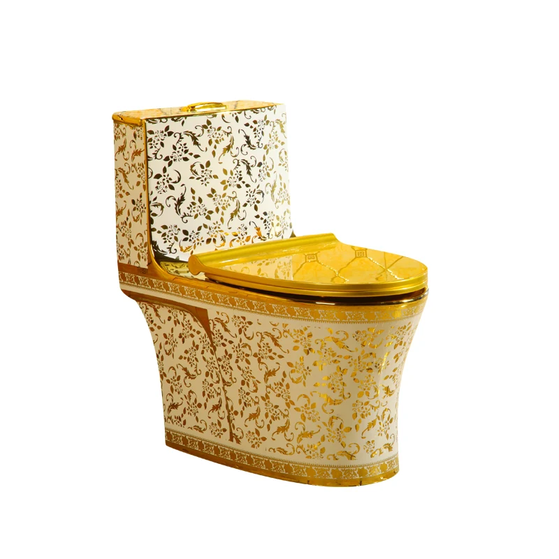 Guangzhou Luxury Golden Smart sensor bathroom intelligent heated smart toilet ceramic S trap ceramic toilet seat commodes