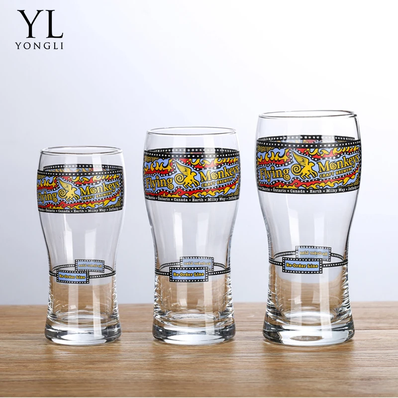 Host Freeze Beer Glasses 16oz Freezer Gel Chiller Double Wall Plastic Frozen Pint Glasses