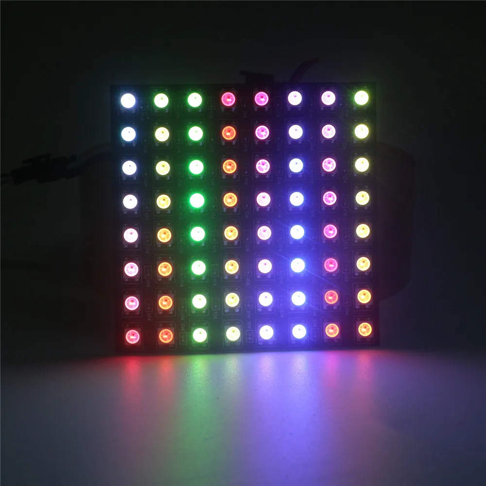 ws2812b led Pixels light strip 8x8 16x16 8x32 ws2812 leds Panel Pixel screen RGB Individually addressable strips address lamp 5V