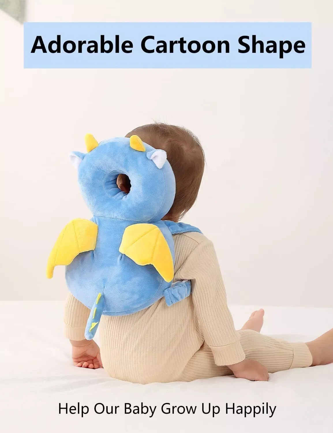 Hot Sale Toddler Head Protectors Cute Animal Design Walking Cushioned Baby Safety Anti-fall Backpack Pillow