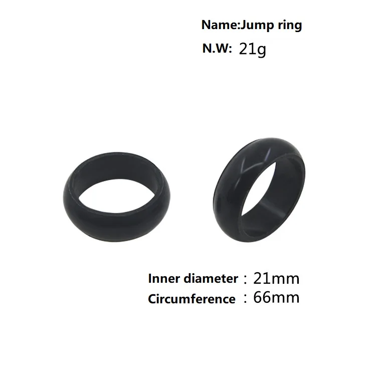 Novelty Black Magic Jump Ring Dancing Rings Toy Prop